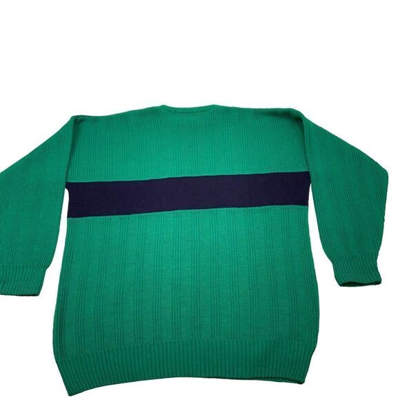 Vintage Quill’s Woollen Market Ireland Sweater Navy‎ and Green Size XXL - Picture 12 of 12